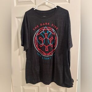 NWOT Star Wars ‘The Dark Side, The Light Side’ Dark Grey T-Shirt